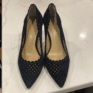 Black Velvet Ann Taylor Heels